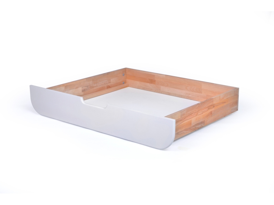 Stribbo Pinno bedlade - naturel / wit