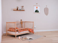 Stribbo Klasik meegroeiledikant 70x140 - naturel beuken - Afbeelding 10