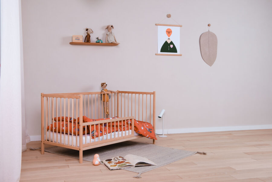 Stribbo Klasik meegroeiledikant 70x140 - naturel beuken - Afbeelding 10