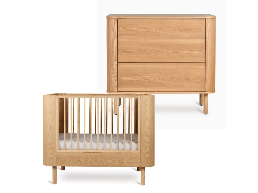 Quax Yume 2-delige babykamer - natural ash