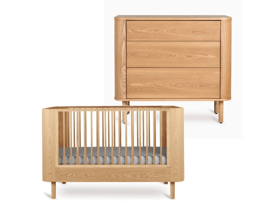 Quax Yume 2-delige meegroeikamer - natural ash