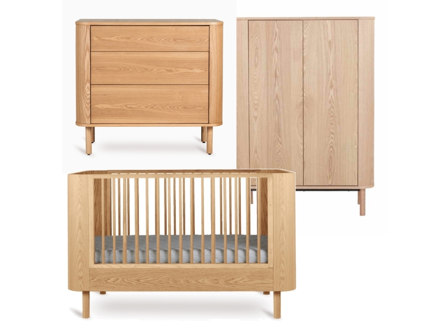 Quax Yume 3-delige meegroeikamer - natural ash