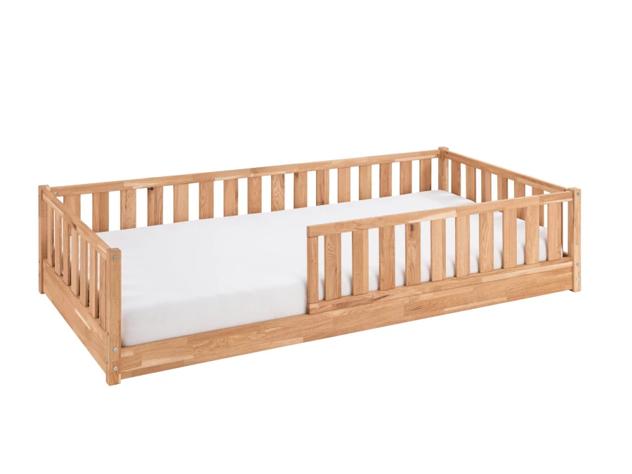 Infanskids Fenna vloerbed 120x200 - massief eiken