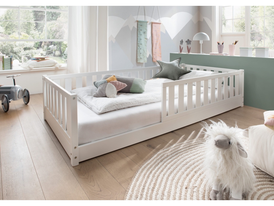 Infanskids Fenna vloerbed 120x200 - wit gelakt - Afbeelding 3