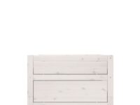 Lifetime Original kajuitbed met boekenvak en bedlade 120x200 - whitewash - Afbeelding 4