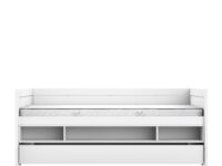 Lifetime Original kajuitbed met boekenvak en bedlade 120x200 - wit - Afbeelding 3