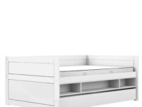 Lifetime Original kajuitbed met boekenvak en bedlade 120x200 - wit - Afbeelding 2