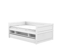 Lifetime Original kajuitbed met boekenvak en bedlade 120x200 - wit