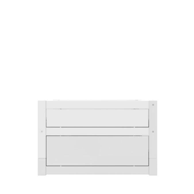 Lifetime Original kajuitbed met boekenvak en bedlade 120x200 - wit - Afbeelding 4