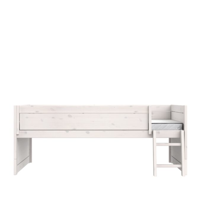 Lifetime Original kajuitbed met trapje 120x200 - whitewash - Afbeelding 3