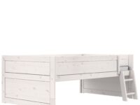 Lifetime Original kajuitbed met trapje 120x200 - whitewash - Afbeelding 2
