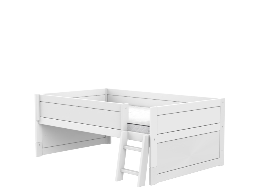 Lifetime Original kajuitbed met trapje 120x200 - wit
