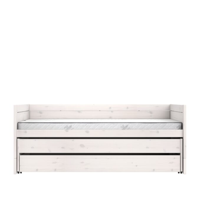 Lifetime Original kajuitbed met logeerbed en bedlade 120x200 - whitewash - Afbeelding 3