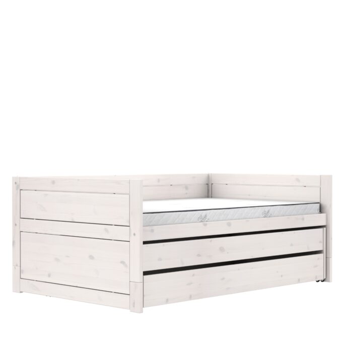Lifetime Original kajuitbed met logeerbed en bedlade 120x200 - whitewash - Afbeelding 2