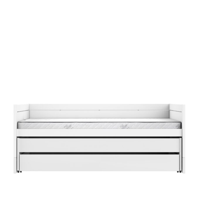 Lifetime Original kajuitbed met logeerbed en bedlade 120x200 - wit - Afbeelding 3