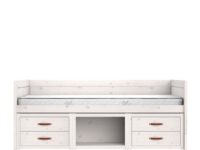 Lifetime Original kajuitbed met kastjes 120x200 - whitewash - Afbeelding 3