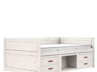 Lifetime Original kajuitbed met kastjes 120x200 - whitewash - Afbeelding 2