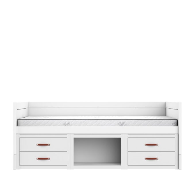 Lifetime Original kajuitbed met kastjes 120x200 - wit - Afbeelding 3