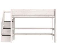 Lifetime Original 152H hoogslaper met trapkast 120x200 - whitewash - Afbeelding 3