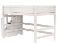 Lifetime Original 152H hoogslaper met trapkast 120x200 - whitewash - Afbeelding 2