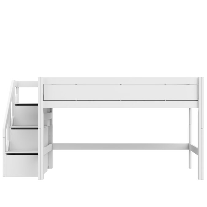 Lifetime Original halfhoogslaper met trapkast 120x200 - wit - Afbeelding 2