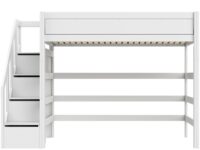 Lifetime Original 177H hoogslaper met trapkast 120x200 - wit - Afbeelding 2