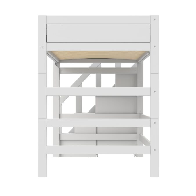 Lifetime Original 177H hoogslaper met trapkast 120x200 - wit - Afbeelding 4