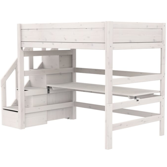 Lifetime Original 177H hoogslaper met trapkast 120x200 - whitewash - Afbeelding 5