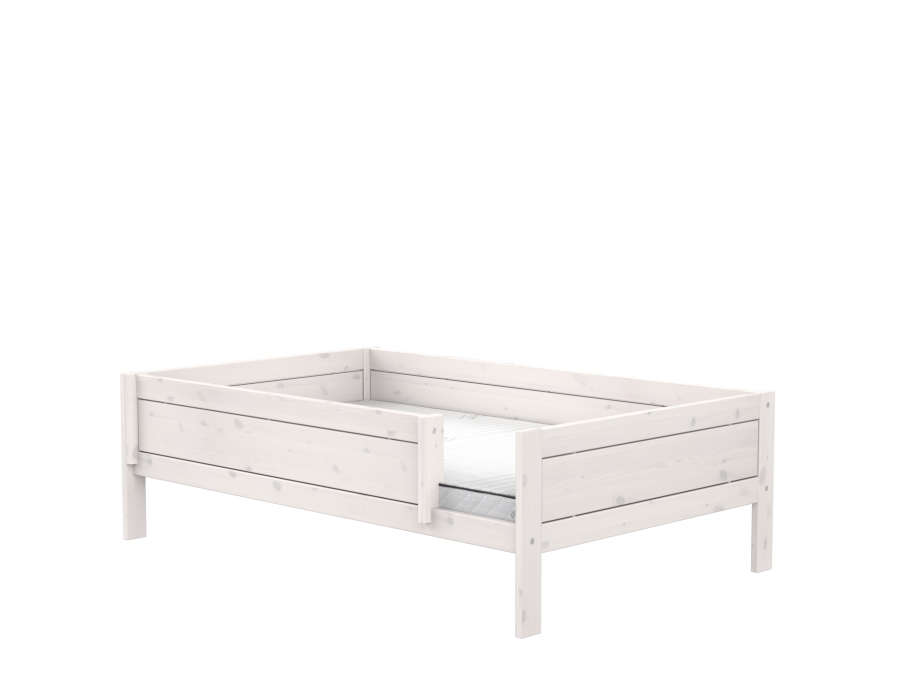 Lifetime Original bedbank met 3/4 uitvalbeschermer 120x200 - whitewash
