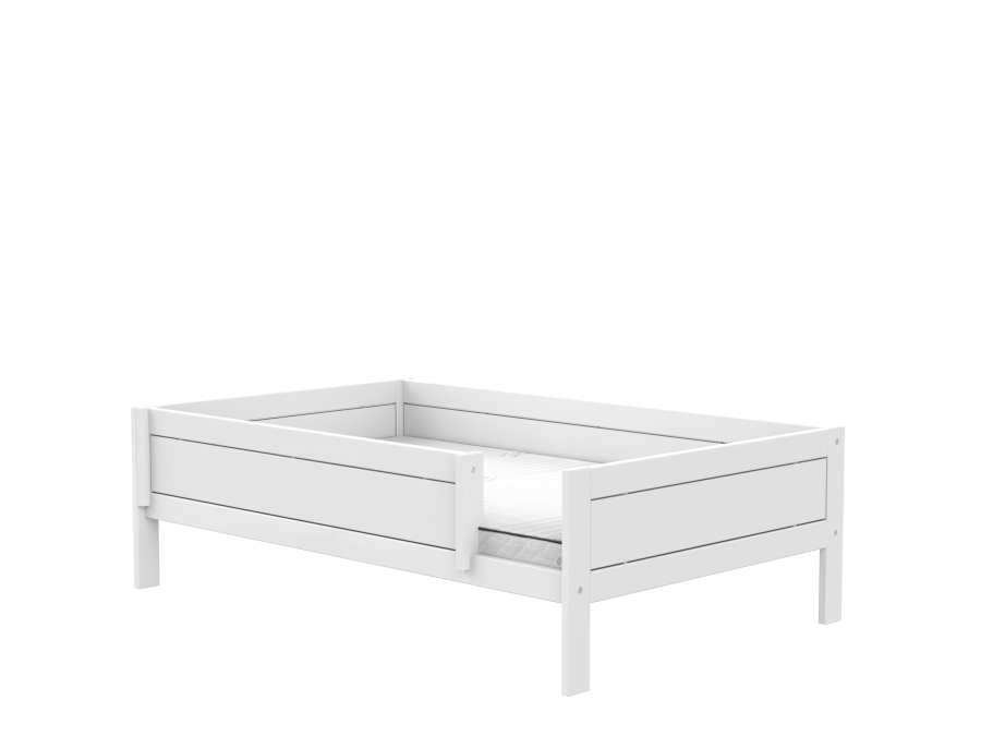 Lifetime Original bedbank met 3/4 uitvalbeschermer 120x200 - wit
