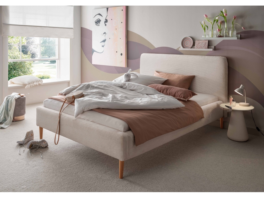 Infanskids Juna tweepersoonsbed - 180x200 (diverse stoffen en kleuren) - Afbeelding 3