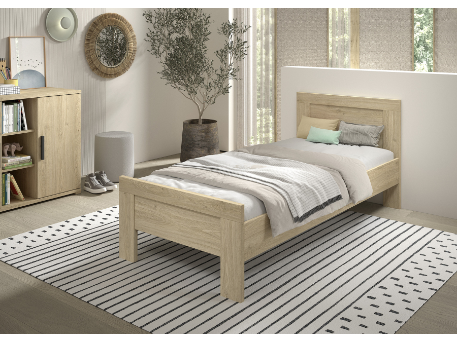 Vipack Sam bed 90x200 - eiken - Afbeelding 5