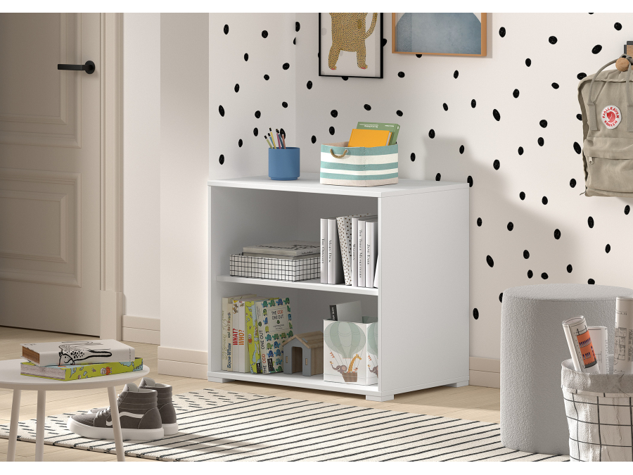 Vipack Sam boekenkast - wit - Afbeelding 2