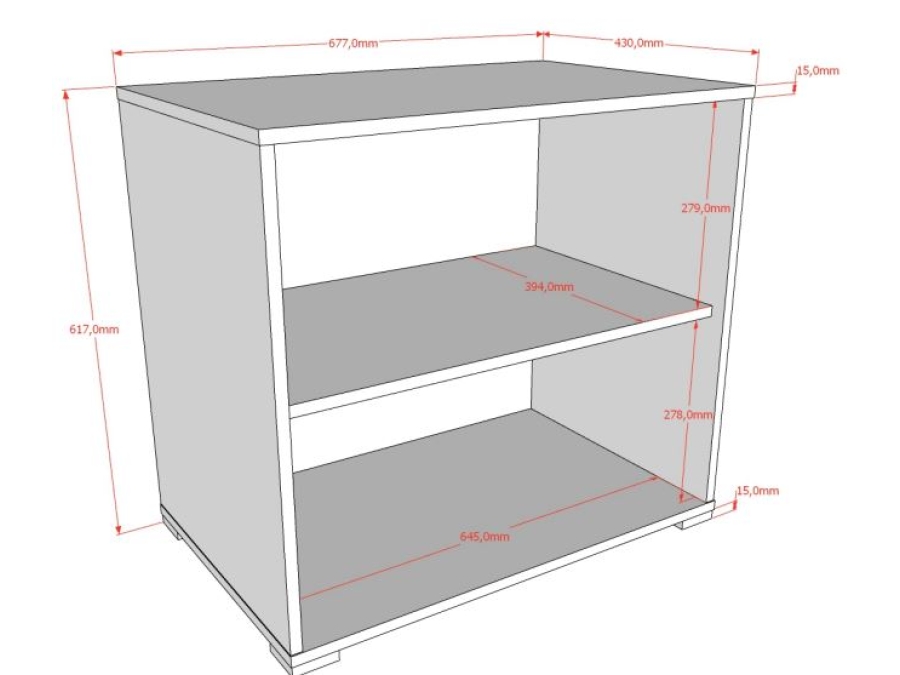 Vipack Sam boekenkast - wit - Afbeelding 3
