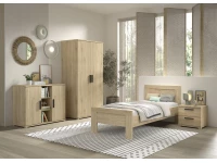 Vipack Sam bed 90x200 - eiken - Afbeelding 3