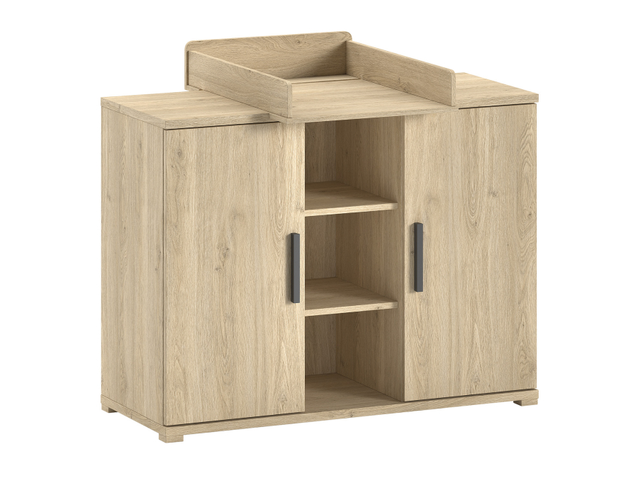 Jaxx Sam commode met bladvergroter - eiken - Afbeelding 2
