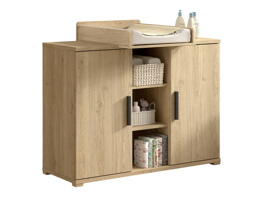 Jaxx Sam commode met bladvergroter - eiken