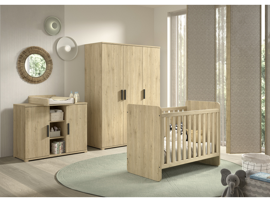 Jaxx Sam commode met bladvergroter - eiken - Afbeelding 4