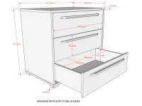 Vipack Sam halfhoogslaper met 2 ladekasten en bureau - wit - Afbeelding 4