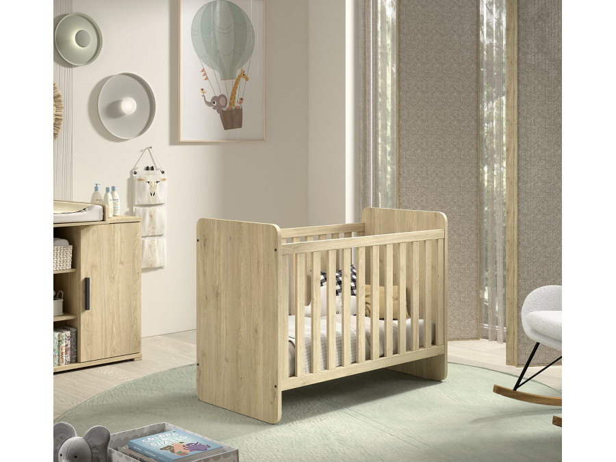 Jaxx Sam meegroeiledikant 60x120 / 90x200 - eiken - Afbeelding 5