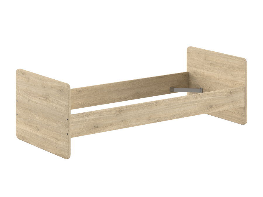 Jaxx Sam meegroeiledikant 60x120 / 90x200 - eiken - Afbeelding 4