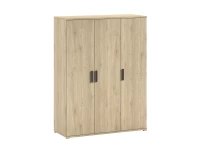 Vipack Sam 3-deurs kledingkast - eiken