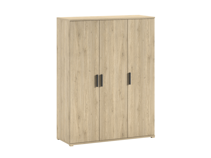 Vipack Sam 3-deurs kledingkast - eiken