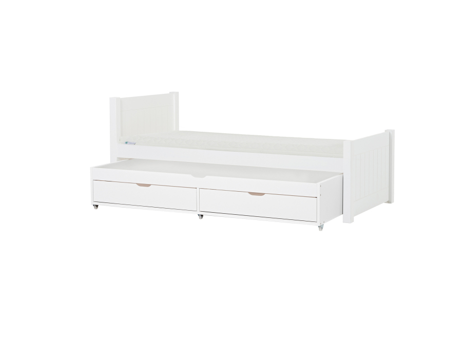 Hoppekids Noah Deluxe bed + onderschuifbed-module + Eco Luxury matras - Afbeelding 2