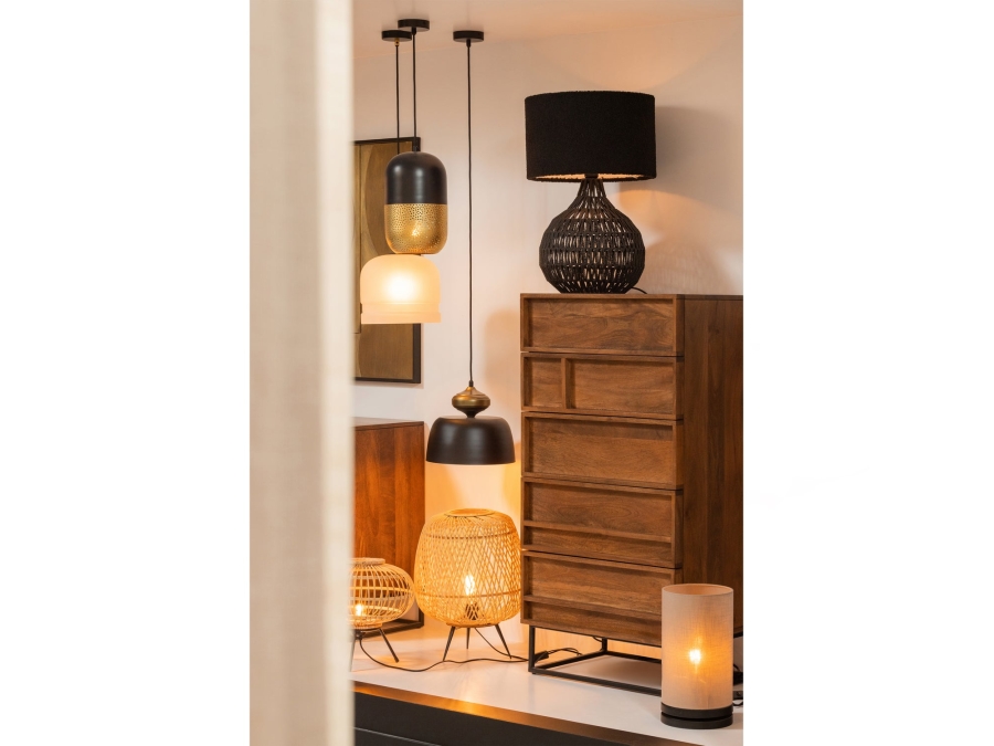 Woood Forrest 5-ladenkast - mango hout / naturel - Afbeelding 2