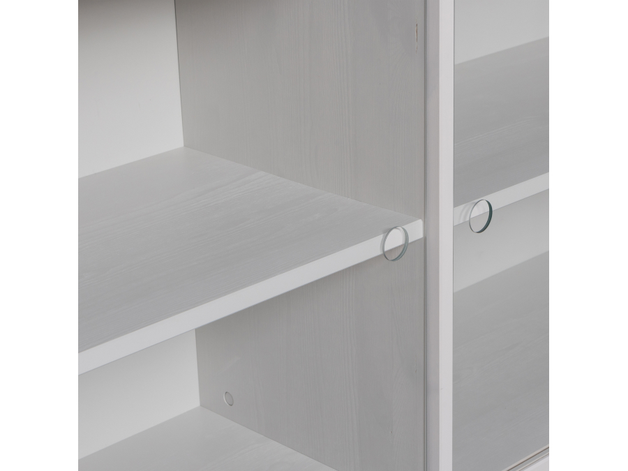 Woood Combi-klink wandkast - grenen / mist - Afbeelding 3