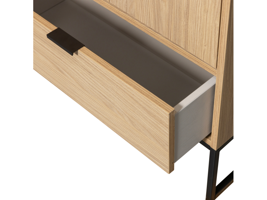 Woood Silas hoge kast - eiken decor - Afbeelding 6