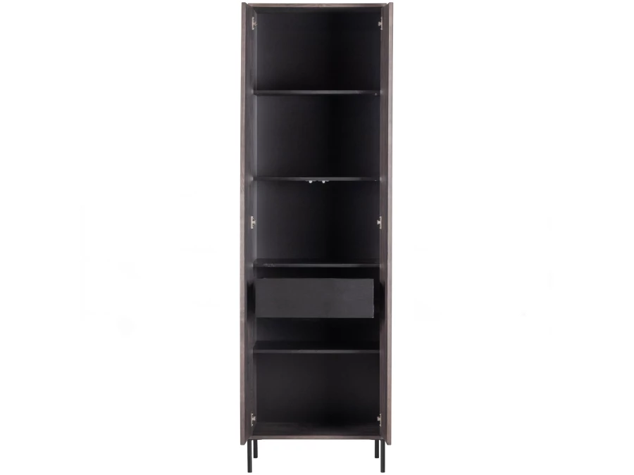 Woood New Gravure kast met lade - essenfineer / espresso - Afbeelding 6