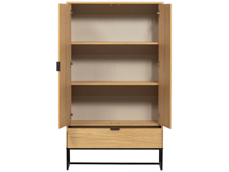 Woood Silas 2-deurs kast - eiken decor - Afbeelding 5