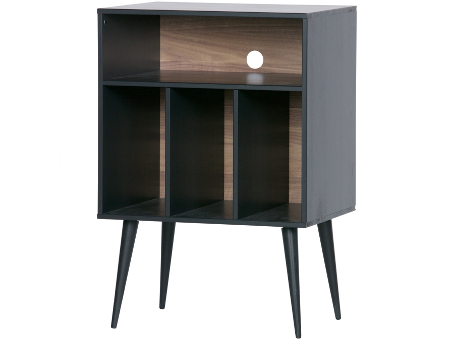 Woood James kasten - noten /  zwart